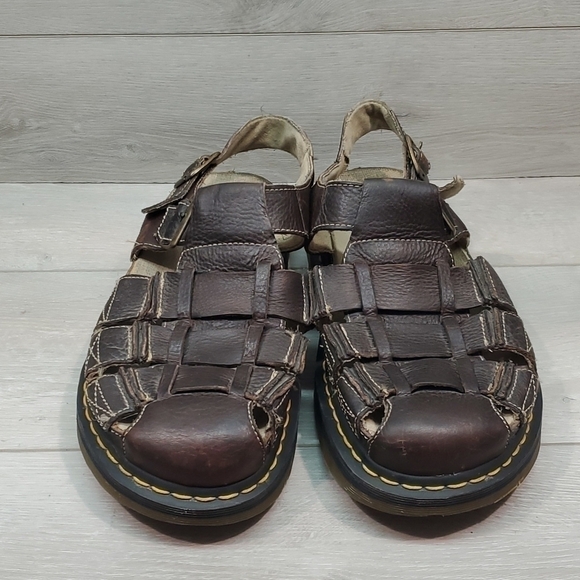 Dr.Martens Mens Y2K AW004 Fisherman Chunky Tractor Platform shoes Sandals sz 14 main image 8